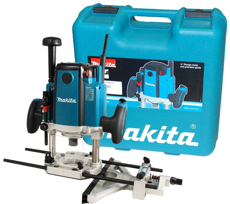Makita Rp2301fcxk 240v 2100w 1/4 & 1/2inch Router With Carry Case