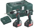 Metabo Combo Set 2.1.3 18V X 4.0Ah Cordless Twin Pack SB18LT & SSD18 was £299.95 £249.95 Metabo Combo Set 2.1.3 18v X 4.0ah Cordless Twin Pack Sb18lt & Ssd18
Contents
• Sb18lt combi Drill/driver
• Ssd18 Impact Driver
• 2 X 18v 4.0ah Li-
