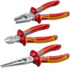 NWS VDE 3 Piece Pliers and Side Cutter Set £68.49 Nws Vde 3 Piece Pliers And Side Cutter Set
Contents:
High Leverage Combination Pliers Combimax Vde
American Pattern
For Holding, Gripping, Bending And Cutting Work
For Cutting Ha