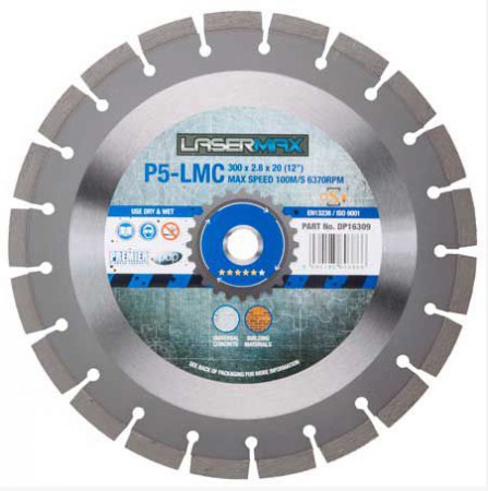 PDP P5-LMC Lasermax Diamond Blade 115 x 2.2 x 12 x 22.2mm