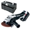 Panasonic EY46A2LJ2G31/T 18v 125mm Grinder with 2 x 18v / 5.0Ah Li-ion Batteries, charger and Systainer case (14.4v Comp £299.95 Panasonic Ey46a2lj2g31/t 18v 125mm Grinder With 2 X 18v / 5.0ah Li-ion Batteries, Charger And Systainer Case (14.4v Compatible)
Contents
18v / 14.4v Dual Voltage Interface
Light Weight 2.35