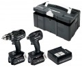 Panasonic EYC215LJ2G31/T Twin Pack : EY74A2 + EY75A7 + 2 x 18v / 5.0Ah batteries + Charger in Systainer £359.95 Panasonic Eyc215lj2g31/t Twin Pack : Ey74a2 + Ey75a7 + 2 X 18v / 5.0ah Batteries + Charger In Systainer
Contents:
Ey74a2x Drill Driver
Ey75a7x Impact Driver
Charger
2 X 5.0ah Batteries