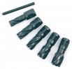 Powerbor 20K04 Blue PB4 Short (25mm) Cutter Kit Contains M14,16,18,20,22mm Cutters And 1 Pin £84.95 Powerbor 20k04 Blue Pb4 Short (25mm) Cutter Kit
Contains M14,16,18,20,22mm Cutters And 1 Pin
Distinctive ‘blue’ Finish Provides Improved Cutter Properties And Improv