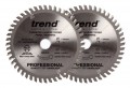 Trend Saw Blade Panel Trim 160mmx48tx20mm 2.2m (Pack of 2 Blades) £39.99 Trend Saw Blade Panel Trim 160mmx48tx20mm 2.2m

For Fine Super Trimming Of Panels.


	These Blades Have A Triple Chip Tooth Design With A Positive Hook For Super Fine Finish.
	These Blades Are L