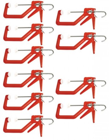 Pack of 4 SOLO 150mm One Handed Clamps