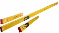 Stabila 96-2 Spirit Level Pack 60cm + 120cm + 180cm £134.99 Please Be Aware The 180cm Level Does Not Have A Milled Edge
Stabila 96-2 Extra Strong Double Plumb Ribbed Box Section Levels Are Made From An Extra Strong Light Metal Rectangular Profile With Gripp