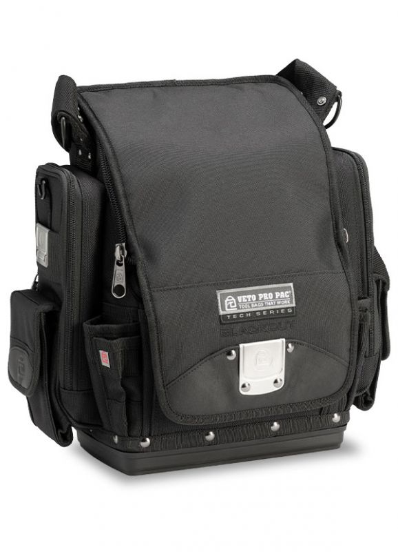 Veto Pro Pac TP XXL Blackout Zippered Technician Tool Pouch at