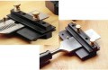 Veritas Grinding Jig £22.99 Veritas Grinding Jig
The Grinding Jig Works With Any Power Or Hand Grinder That Has A Tool Rest.
Put A Tool In The Jig, Slide It Against The Alignment Pin And One Clamping Thumbscrew To Square I