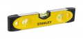 Stanley Shock-proof Torpedo Level Magnetic 23cm £11.99 High Impact Shock Proof Level With A Rigid Aluminium Frame And Shock Resistant Rubber Ends.
Features: V Groove Edge Ideal For Pipe Work, Magnetic Strip Ideal For Scaffolding.

It Has 3 Vials - Hori