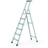 Zarges Anodised Trade Platform Steps 6 Rungs £246.98 The Stepladder With Treads With A Practical Storage Tray.
- Stand Without Fatigue On 80 Mm Deep Treads.
- Solid Safety Platform Of Diecast Aluminium (250 Mm X 250 Mm)
- New: Spaciou