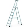 Zarges Anodised Trade Platform Steps 7 Rungs £282.24 The Stepladder With Treads With A Practical Storage Tray.
- Stand Without Fatigue On 80 Mm Deep Treads.
- Solid Safety Platform Of Diecast Aluminium (250 Mm X 250 Mm)
- New: Spaciou