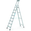 Zarges Anodised Trade Platform Steps 8 Rungs £331.17 The Stepladder With Treads With A Practical Storage Tray.
- Stand Without Fatigue On 80 Mm Deep Treads.
- Solid Safety Platform Of Diecast Aluminium (250 Mm X 250 Mm)
- New: Spaciou