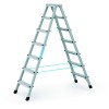 Zarges Anodised Double Sided Steps 2 x 7 Rungs £319.92 The Zarges Double-sided Stepladders Have Stiles With A Smooth Anodised Finish And 80mm Deep Treads To Allow Standing Without Fatigue. The Treads And Stiles Are Made From Extruded Aluminium Sections Fo