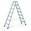 Zarges Anodised Double Sided Steps 2 x 7 Rungs £319.92 The Zarges Double-sided Stepladders Have Stiles With A Smooth Anodised Finish And 80mm Deep Treads To Allow Standing Without Fatigue. The Treads And Stiles Are Made From Extruded Aluminium Sections Fo