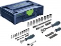 Festool 577134 Ratchet Set SYS3 M 112 RA £159.95 Festool 577134 Ratchet Set Sys3 M 112 Ra

Fastens Screws In An Instant.

The Limited Ratchet Systainer Edition Makes It Even Easier To Fasten Screws And Threaded Rods By Hand. The Comprehensive Eq