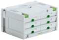 Festool 491984 Systainer Sortainer SYS 3-SORT/6 £89.99 Festool 491984 Systainer Sortainer Sys 3-sort/6

 



 


	
	Permanent Organisation, Clear Overview, Flexible Modules
	
	
	Saves Significant Time, Effort, Movement, Expense
	

