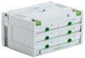 Festool 491984 Systainer Sortainer SYS 3-SORT/6 £89.99 Festool 491984 Systainer Sortainer Sys 3-sort/6
Permanent Organisation, Clear Overview, Flexible Modules
Saves Significant Time, Effort, Movement, Expense