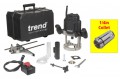 Trend T14EK 240V 2300W 1/2 Variable Speed Router & Kitbox + 1/4inch Collet FOC! £529.95 Trend T14ek Router 1/2 2300w Var 240v & Kitbox

*********special Offer*********

Supplied With Trend 1/4" Collet free worth £36.99!



High-performance Plunge Router W