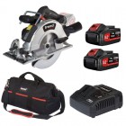 Trend T18S/CS165B 18V Brushless 165mm Circular Saw With 2 x 5.0Ah Battery, Charger & Trend Bag £189.95
