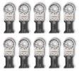 Fein 63502126240 Starlock E-Cut Precision Saw Blade HCS 50 x 35 - 10 Pack £79.95 Fein 63502126240 Starlock e-cut Precision Saw Blade Hcs 50 X 35 - 10 Pack
Double-row Japan Teeth For All Wooden Materials, Plasterboard And Soft Plastics.
The Fastest Cutting Speed